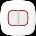 Boton De Panico Inalambrico Doble Hikvision Ds-Pdeb2-Eg2-Wb(B)/Exterior Ip66/Indicador LED