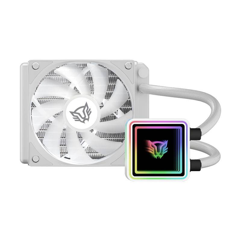 Enfriamiento Liquido Balam Rush Cryo Prism 120 Ice/para Intel Y Amd/rgb/1x120mm/1800rpm/blanco/br-944038