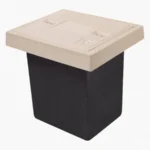 Caja De Registro P/Telecomunicaciones Linkedpro 1 Tapa/Resistencia 2.5 Toneladas/59.5X59.5Cm/Beige-Negro Lp-Rl1Tl