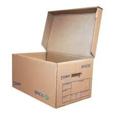 20 Piezas De Caja De Carton P/Archivo T/Oficio 50X35X25Cm
