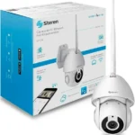 Camara De Seguridad Wi-Fi Steren Cctv-214/2Mpx/Robotizada Con Reloj Digital/Para Escritorio