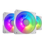 Ventilador Cooler Master Mobius 120P Argb White Edition/1X120Mm/2400Rpm/Color Blanco/Mfz-M2Dw-24Np2-R1