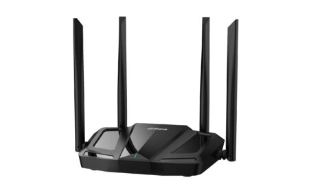Router Dahua Dh-Ac12  Inalám. Ac1200 – Doble Ban (2.4 Ghz/5 Ghz) 1167 Mbps. 4 Ante 5Dbi, 3 Puert LAN Fast Ethernet (10/100 Mbps) Y 1 WAN, Nb