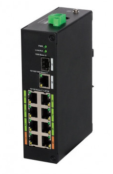 SWITCH DAHUA DH-LR2110-8ET-120 8 PUERTOS/800 MTS/CAMARAS EPOE/120W/SWITCHING 8.8G/IEEE802.3AF/IEEE802.3AT/HI-POE