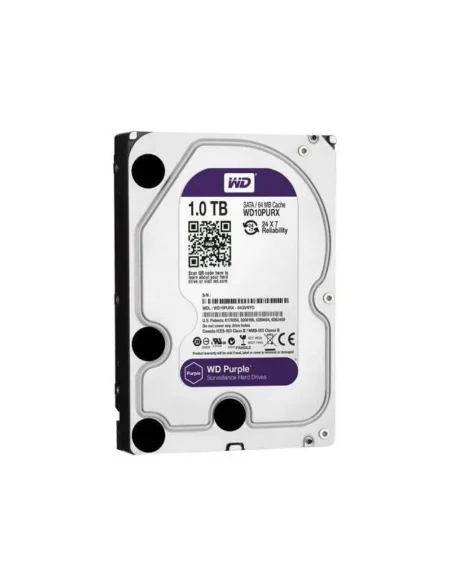 D. Duro Western Digital 1Tb SATA 3.5″ Av-Gp, 64Mb Wd10Eurx