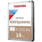 Disco Duro Interno Toshiba N300 12Tb Hdwg51Cxzsta - 3.5 Pulgadas NAS