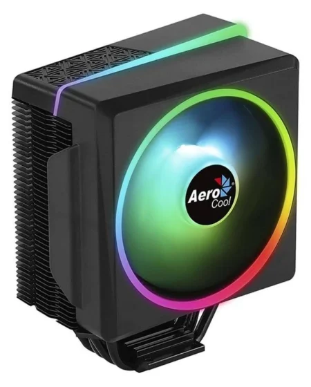 Disipador P/CPU Multisocket Aerocool Cylon 4F Negro, Argb 1800Rpm, 12V, 145W, 4710562752724