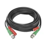 Cable Coaxial Epcom Powerline +Alimentacion/Siames/20Mt/Aleacion Cobre+Aluminio Cca/Para Camaras 4K/Uso Interior Y Exterior Diy-20M-4K