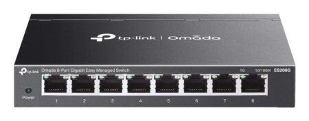 Switch Gigabit Tp-Link Es208G 8 Puertos/Administrable/Ethernet 10/100/1000/16Gbit/S/8000 Entradas