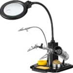 Estacion Profesional Para Soldar Steren Her-725Ne/Con Lupa Bifocal 2.5X Y 4Xy/Lampara LED/Brazo Flexible De 25Cm