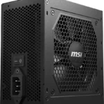 Fuente De Poder 850W MSI Mag A850Gls Pcie5/Plus Gold/Full Modular/24-Pin ATX/Negro