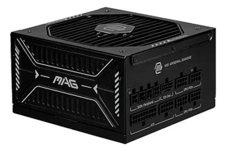 Fuente De Poder 850W MSI Mag A850Gls Pcie5/Plus Gold/Full Modular/24-Pin ATX/Negro