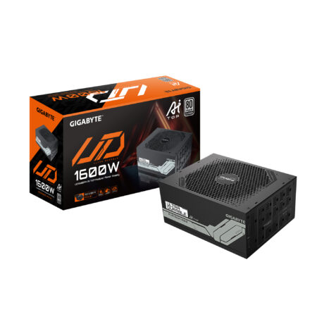 Fuente De Poder 1600W Gigabyte Gp-Ud1600Pm Pg5 80 Plus Platinum/Negro