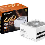 FUENTE DE PODER 850W GIGABYTE GP-UD850GM PG5 ICE/80 GOLD PCI5/BLANCO
