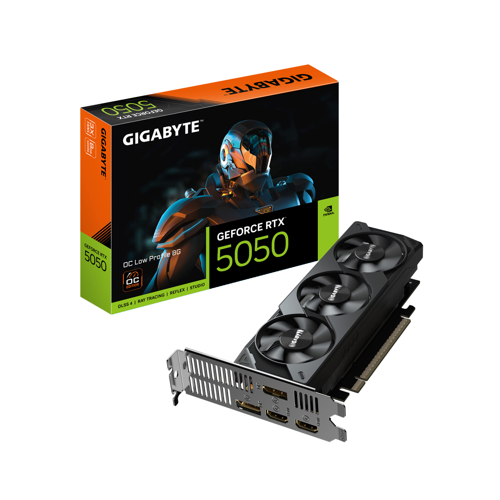 T/video Gigabyte Gv-n5050oc-8gl Geforce/8gb Gddr6/pci-express X8 5.0/2xhdmi/2 Displayport/128-bit