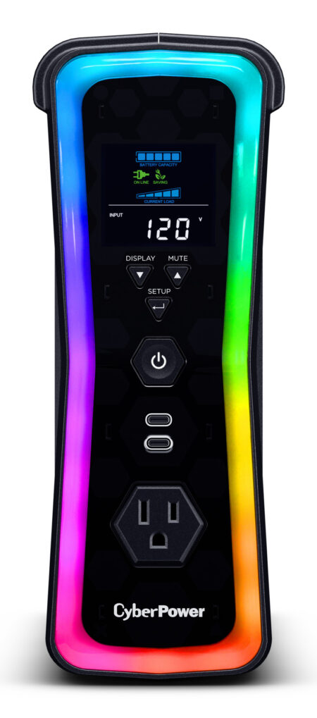 UPS Gamer 1500Va / 1000W – Onda Senoidal, Pantalla LCD Multifunción, Regulador Automático De Voltaje (Avr).Garantía 3 Años Incluye Batería