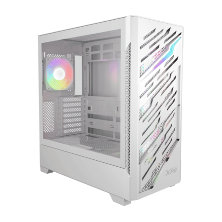 Gabinete Xpg Starker Air Btf/Media Torre/Ventana Cristal Templado/Sin Fuente/ 4 Ventiladores Argb 120Mm/Color Blanco/ E-ATX/ATX/Micro-ATX/Mini-Itx ATX/M-ATX/Starkerairbtfmta-Whcww