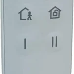 Control Remoto Hikvision Ds-Pkf201-Wb Para Armado Y Desarmado/Teclas Con Funciones Programables/Color Blanco