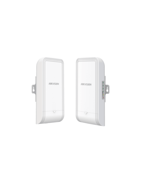 Kit Punto De Acceso Ptp Y Ptmp Hikvision Ds-3Wf02-5Ac/D/5Ghz/PoE/867Mbps/Salida PoE/Antena Sectorial De H: 50°/MIMO 2X2/12Dbi De Ganancia/Exterior/Administracion Gratuita Desde La Nube