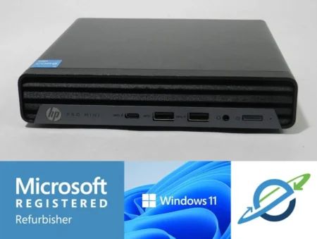 Mini Pc HP Pro Mini 400 G9/Intel Core I5-12500T/4.4Ghz/16Gb DDR4 RAM/512Gb SSD/Windows 11 Pro/9Q673At