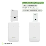 Transformador E Interruptor De Transferencia Automatica Growatt Syn200Xhus1/240V A 120V/120V Sistemas Growatt
