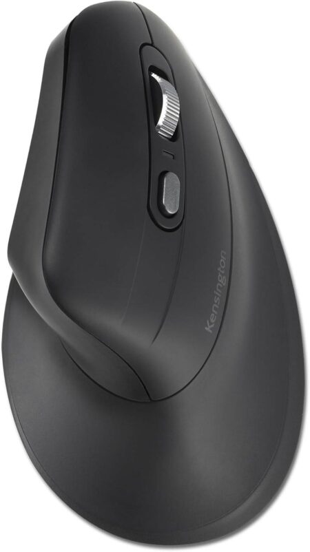 Mouse Ergonómico Pro Fit – Recargable, K72484Na  Kensington, Color Negro, Bluetooth, 2.4Ghz