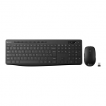 Kit Teclado Y Mouse Inalambricos Steren Com-675 Con Receptor USB/Negro