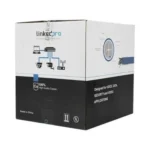 Bobina De Cable Cat6+ Blindado F/Utp Linkedpro Pro-Cat6-S/Cm/Calibre 23 Alto Rendimiento/Etl/Ul/305 Metros/Azul