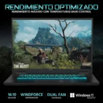 Laptop Gigabyte Gaming A16 16" Wuxga/Ci7-13620H/16Gb/512Gb SSD/Geforce Rtx 5050 Gddr7 8Gb/Win 11 Home/Español/Negro/Cthi3La893Sh