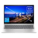 Laptop HP 14-Es1013Dx Envy 14"/Intel Ci5-120U/8Gb RAM/512Gb SSD/USB/HDMI/1920X1080/Win 11 Home/Plata 9R8R2Ua