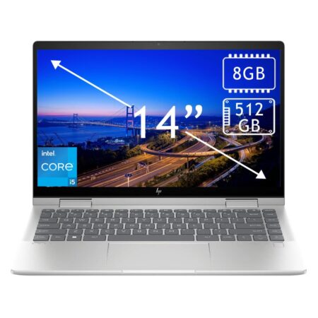 Laptop HP 14-Es1013Dx Envy 14″/Intel Ci5-120U/8Gb RAM/512Gb SSD/USB/HDMI/1920X1080/Win 11 Home/Plata 9R8R2Ua