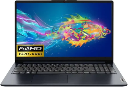 Laptop Lenovo Ideapad 1 15.6″/AMD Ryzen 5-7520U/8Gb RAM/256Gb SSD/USB/HDMI/1920X1080/Win 11 Home/Azul 82Vg00Wxus