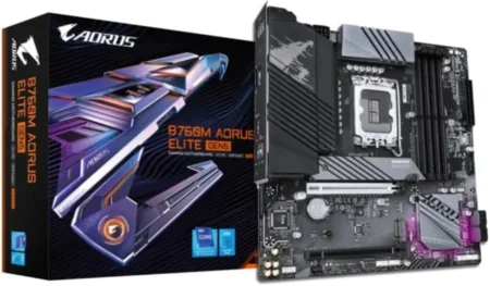 Mb Gigabyte B760M Aours Elite Gen5/Socket Lga1700/DDR5-Sdram/HDMI/256Gb/Intel/ATX