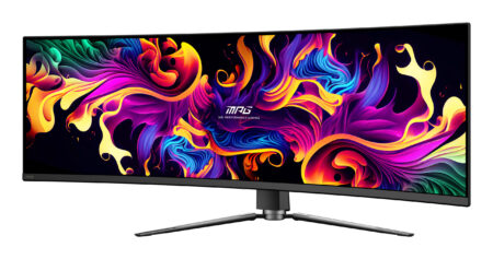 Monitor 49″ MSI Mpg 491Cqp Qd-OLED, OLED/Curvo/HDMI/144Hz/USB Tipo C/Color Negro