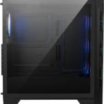 Gabinete MSI Mag Forge 321R Airflow/Midi-Tower/Con Ventana/Sin Fuente/USB 3.0/4 Ventiladores Instalados/Negro/ATX