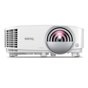 Proyector BenQ 3,500 lum, WXGA (1280x800), DLP, Cont. 20,000:1, TIRO CORTO, Bocina 10W