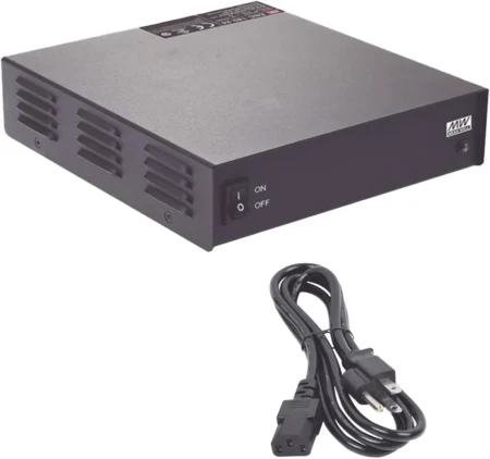 Fuente De Poder 360W Meanwell Enp36012Ca/13.8V/26A/Con Cable De Alimentacion/Negro