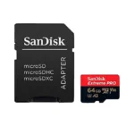 Memoria Microsdxc 64Gb Sandisk Sdsdxdm-064G-Gn4In Pro Sdxc/Uhs-Ii/Hasta 300 Mb/S De Velocidad De Lectura Y Escritura/V90/8K/4K/UHD