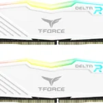 Memoria DDR4 16Gb 3200Mhz Teamgroup T-Force Delta Tf3D416G3200Hc16Cdc01 (2X8Gb), Rgb, Color Negro, Pc4 25600, Non-ECC, Cl16, Xmp