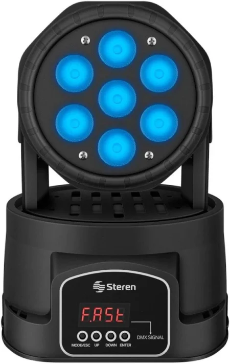 Mini Cabeza Movil LED Steren LED-250/Rgbw/Para Control Dmx