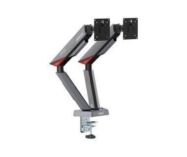 Soporte Para Monitor 17-45″ MSI Mpg Mt161R/Articulado/Vesa 75/Vesa 100/16Kgs/Rgb/Negro Mate-Gris