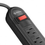 Barra Multicontacto 6 Contactos Steren 905-026 Horizontales C/Switch Rl