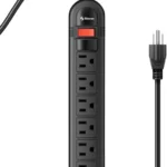 Barra Multicontacto 6 Contactos Steren 905-026 Horizontales C/Switch Rl