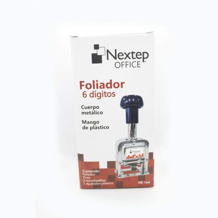 Foliador Nextep Acero 6 Dígitos Ne-166 –