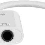 Cable Adaptador Lightning Steren Pod-457 3.5Mm/Compatible Con Dispositivos Apple/Negro