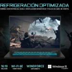 Laptop Gigabyte Gaming A16 16" Wuxga/Ci7-13620H/16Gb DDR5/1Tb SSD/Geforce Rtx 5060/Win 11 Home/Español/Negro/Cvhi3La894Ph