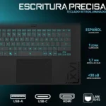 Laptop Gigabyte Gaming A16 16" Wuxga/Ci7-13620H/16Gb DDR5/1Tb SSD/Geforce Rtx 5060/Win 11 Home/Español/Negro/Cvhi3La894Ph