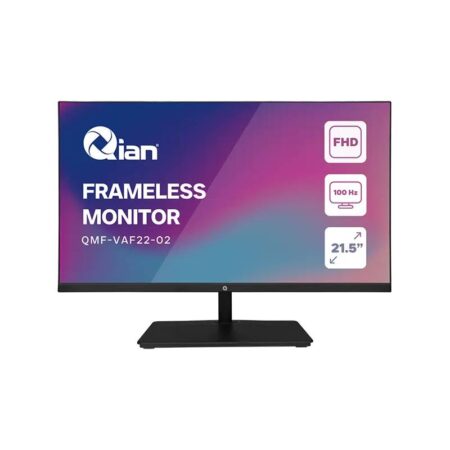 Monitor 22″ Qian Prolite LCD/VA/HDMI/VGA/1920X1080/100Hz/Negro/Qmf-Vaf22-02