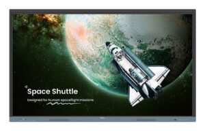 BenQ RE7504 Panel plano interactivo 190.5 cm (75") 450 cd / m² 4K Ultra HD Negro, Gris Pantalla táctil Procesador incorporado Android