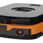 Robot Movil Autonomo Amr Hikrobot Mrq3600Led(Hi)/Navegacion Slam Laser-Visual/Plataforma Elevadora Electrica/Bateria Lifepo4 48V/Comunicacion Wi-Fi/Carga 600Kg/Negro-Naranja